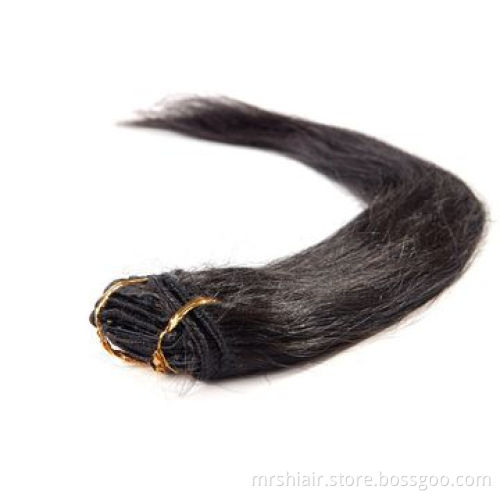 2# Straight Brazilian Remy Hair Clip Hair Extension, 10"/12"14"/16"/18"/20"22"/24"/26"/28"/30"